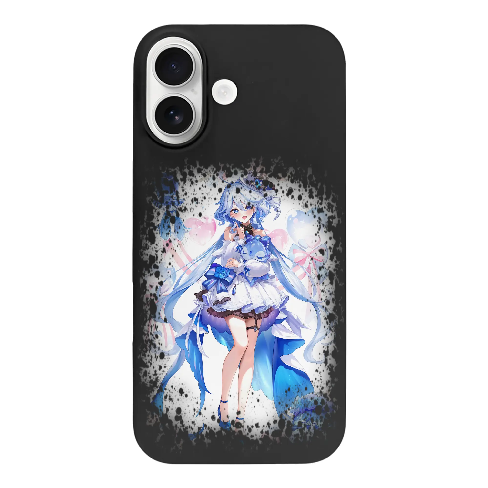 原 神 グッズ フリーナ - iPhone 17 シリーズ シリコンケース 薄型 耐衝撃 指紋防止 ソフトタッチカバー 精密フィット 傷防止 保護ケース iPhone 17/17 Air/17 Pro/17 Pro Max 対応